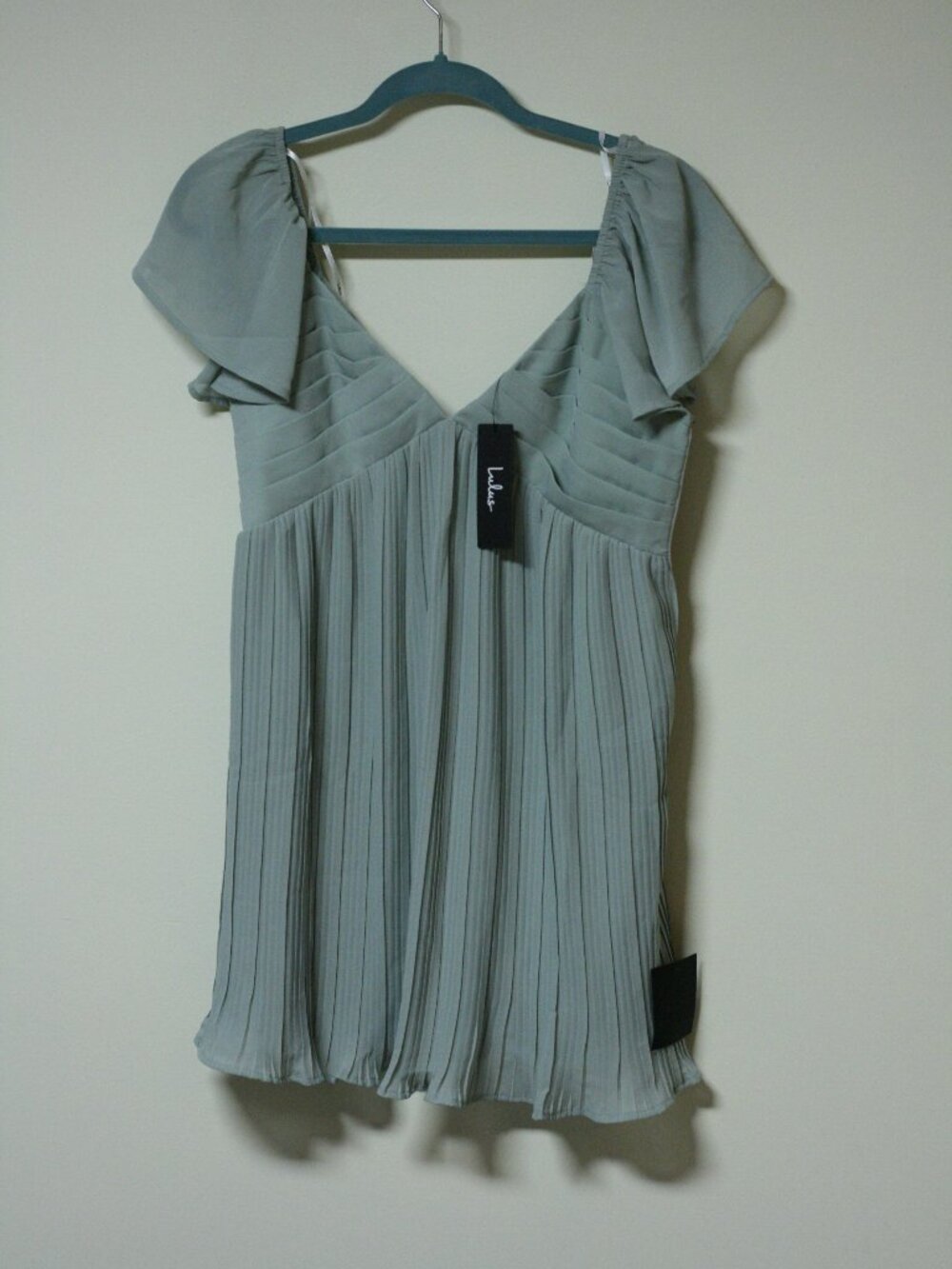 Pleated Flutter MiniDress